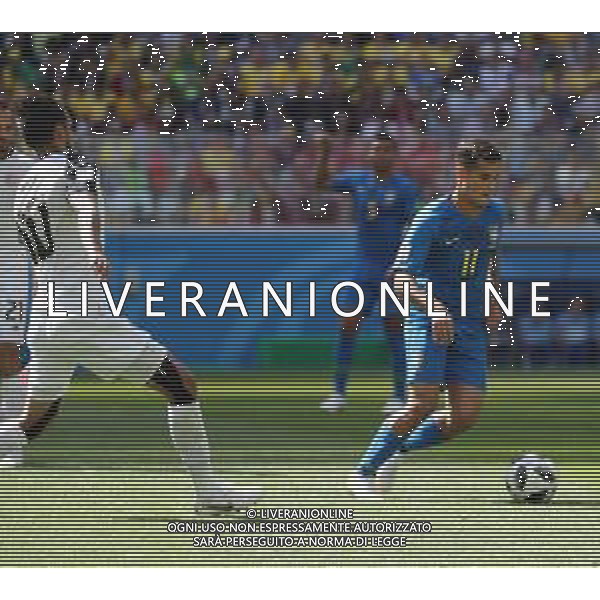 FIFA World Cup Russia 2018 Match No. 025, 2018-06-22 Brazil vs Costa Rica Saint Petersburg Stadium PILKA NOZNA MISTRZOSTWA SWIATA W PILCE NOZNEJ MUNDIAL ROSJA 2018 BRAZYLIA - KOSTARYKA FOT. JOHN BOTOS PROJECT PLUS/NEWSPIX.PL --- Newspix.pl PHILIPPE COUTINHO (BRA) AG ALDO LIVERANI SAS-ONLY ITALY