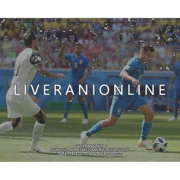 FIFA World Cup Russia 2018 Match No. 025, 2018-06-22 Brazil vs Costa Rica Saint Petersburg Stadium PILKA NOZNA MISTRZOSTWA SWIATA W PILCE NOZNEJ MUNDIAL ROSJA 2018 BRAZYLIA - KOSTARYKA FOT. JOHN BOTOS PROJECT PLUS/NEWSPIX.PL --- Newspix.pl PHILIPPE COUTINHO (BRA) AG ALDO LIVERANI SAS-ONLY ITALY