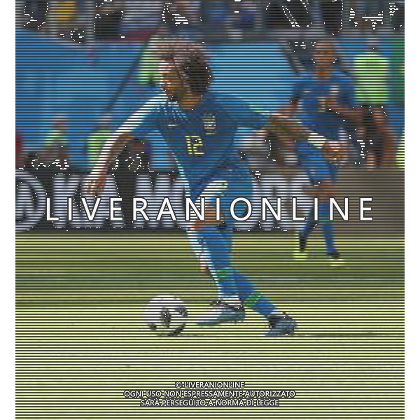 FIFA World Cup Russia 2018 Match No. 025, 2018-06-22 Brazil vs Costa Rica Saint Petersburg Stadium PILKA NOZNA MISTRZOSTWA SWIATA W PILCE NOZNEJ MUNDIAL ROSJA 2018 BRAZYLIA - KOSTARYKA FOT. JOHN BOTOS PROJECT PLUS/NEWSPIX.PL --- Newspix.pl MARCELO (BRA) AG ALDO LIVERANI SAS-ONLY ITALY