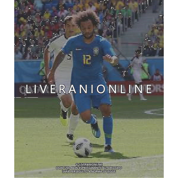 FIFA World Cup Russia 2018 Match No. 025, 2018-06-22 Brazil vs Costa Rica Saint Petersburg Stadium PILKA NOZNA MISTRZOSTWA SWIATA W PILCE NOZNEJ MUNDIAL ROSJA 2018 BRAZYLIA - KOSTARYKA FOT. JOHN BOTOS PROJECT PLUS/NEWSPIX.PL --- Newspix.pl MARCELO (BRA) AG ALDO LIVERANI SAS-ONLY ITALY
