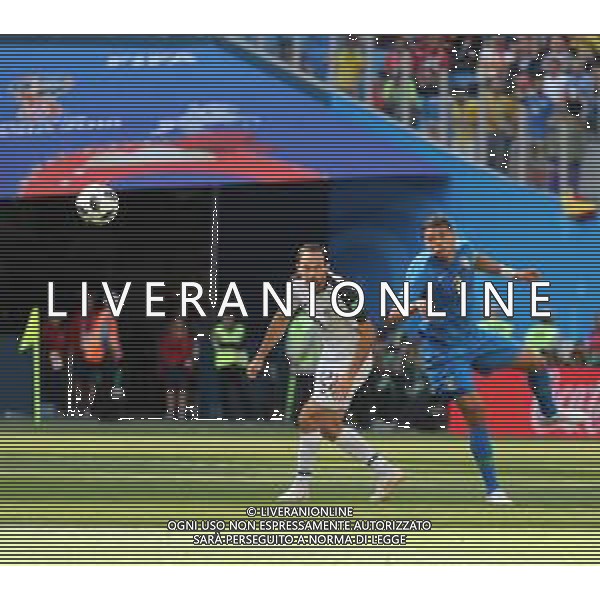 FIFA World Cup Russia 2018 Match No. 025, 2018-06-22 Brazil vs Costa Rica Saint Petersburg Stadium PILKA NOZNA MISTRZOSTWA SWIATA W PILCE NOZNEJ MUNDIAL ROSJA 2018 BRAZYLIA - KOSTARYKA FOT. JOHN BOTOS PROJECT PLUS/NEWSPIX.PL --- Newspix.pl THIAGO SILVA (BRA) AG ALDO LIVERANI SAS-ONLY ITALY