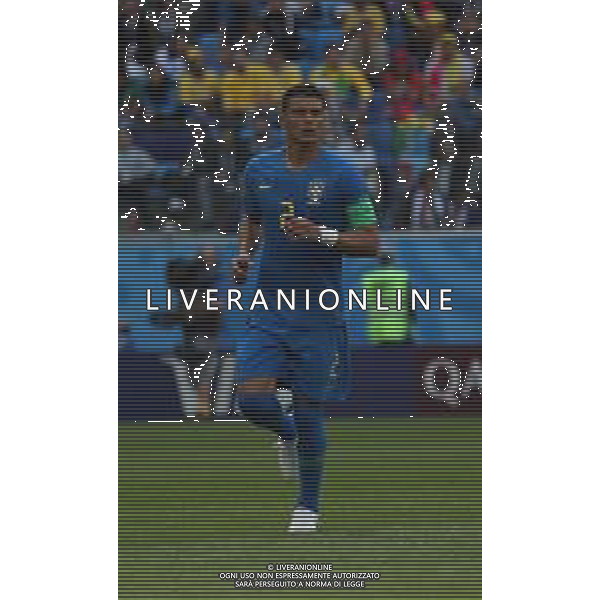 FIFA World Cup Russia 2018 Match No. 025, 2018-06-22 Brazil vs Costa Rica Saint Petersburg Stadium PILKA NOZNA MISTRZOSTWA SWIATA W PILCE NOZNEJ MUNDIAL ROSJA 2018 BRAZYLIA - KOSTARYKA FOT. JOHN BOTOS PROJECT PLUS/NEWSPIX.PL --- Newspix.pl THIAGO SILVA (BRA) AG ALDO LIVERANI SAS-ONLY ITALY