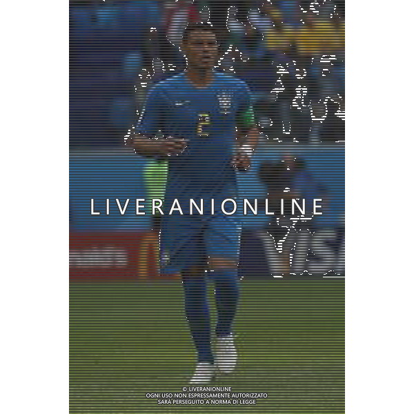 FIFA World Cup Russia 2018 Match No. 025, 2018-06-22 Brazil vs Costa Rica Saint Petersburg Stadium PILKA NOZNA MISTRZOSTWA SWIATA W PILCE NOZNEJ MUNDIAL ROSJA 2018 BRAZYLIA - KOSTARYKA FOT. JOHN BOTOS PROJECT PLUS/NEWSPIX.PL --- Newspix.pl THIAGO SILVA (BRA) AG ALDO LIVERANI SAS-ONLY ITALY