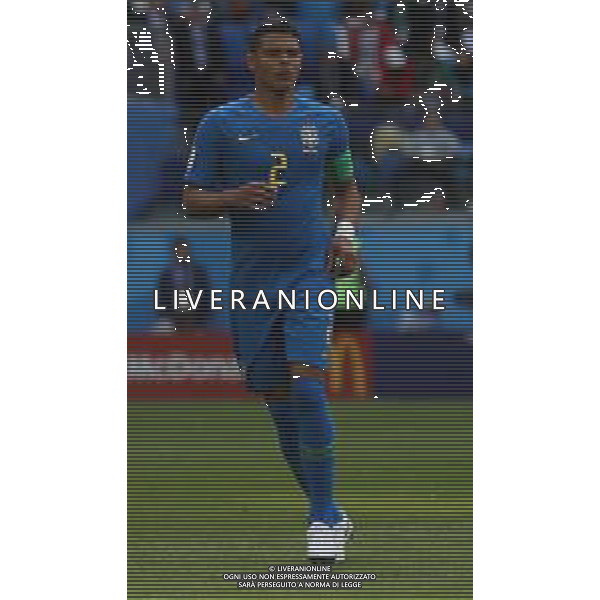 FIFA World Cup Russia 2018 Match No. 025, 2018-06-22 Brazil vs Costa Rica Saint Petersburg Stadium PILKA NOZNA MISTRZOSTWA SWIATA W PILCE NOZNEJ MUNDIAL ROSJA 2018 BRAZYLIA - KOSTARYKA FOT. JOHN BOTOS PROJECT PLUS/NEWSPIX.PL --- Newspix.pl THIAGO SILVA (BRA) AG ALDO LIVERANI SAS-ONLY ITALY