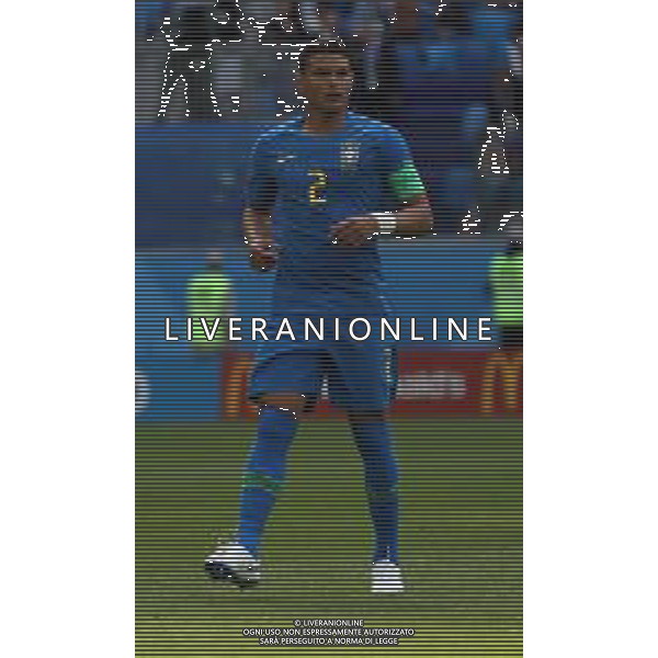 FIFA World Cup Russia 2018 Match No. 025, 2018-06-22 Brazil vs Costa Rica Saint Petersburg Stadium PILKA NOZNA MISTRZOSTWA SWIATA W PILCE NOZNEJ MUNDIAL ROSJA 2018 BRAZYLIA - KOSTARYKA FOT. JOHN BOTOS PROJECT PLUS/NEWSPIX.PL --- Newspix.pl THIAGO SILVA (BRA) AG ALDO LIVERANI SAS-ONLY ITALY
