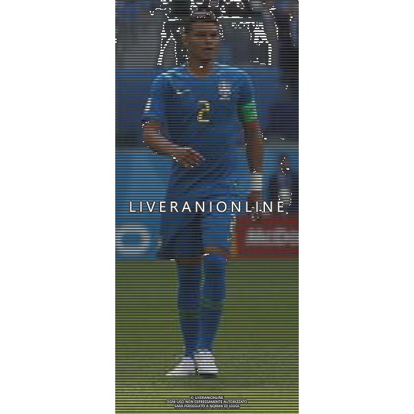 FIFA World Cup Russia 2018 Match No. 025, 2018-06-22 Brazil vs Costa Rica Saint Petersburg Stadium PILKA NOZNA MISTRZOSTWA SWIATA W PILCE NOZNEJ MUNDIAL ROSJA 2018 BRAZYLIA - KOSTARYKA FOT. JOHN BOTOS PROJECT PLUS/NEWSPIX.PL --- Newspix.pl THIAGO SILVA (BRA) AG ALDO LIVERANI SAS-ONLY ITALY