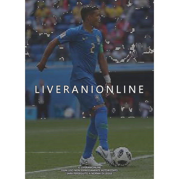 FIFA World Cup Russia 2018 Match No. 025, 2018-06-22 Brazil vs Costa Rica Saint Petersburg Stadium PILKA NOZNA MISTRZOSTWA SWIATA W PILCE NOZNEJ MUNDIAL ROSJA 2018 BRAZYLIA - KOSTARYKA FOT. JOHN BOTOS PROJECT PLUS/NEWSPIX.PL --- Newspix.pl THIAGO SILVA (BRA) AG ALDO LIVERANI SAS-ONLY ITALY