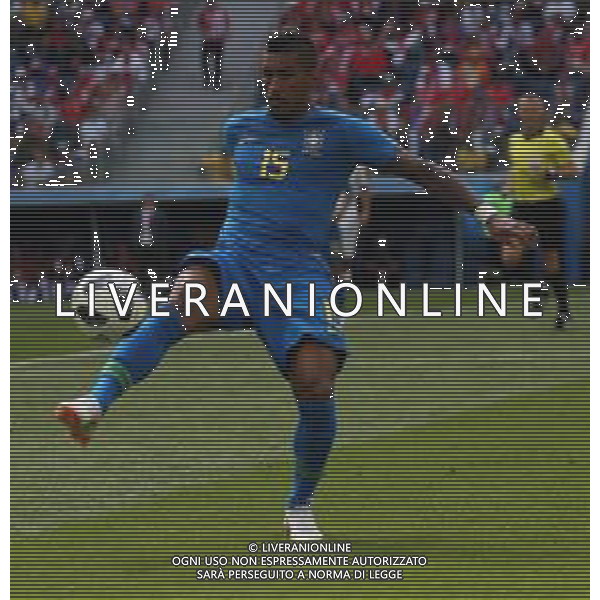 FIFA World Cup Russia 2018 Match No. 025, 2018-06-22 Brazil vs Costa Rica Saint Petersburg Stadium PILKA NOZNA MISTRZOSTWA SWIATA W PILCE NOZNEJ MUNDIAL ROSJA 2018 BRAZYLIA - KOSTARYKA FOT. JOHN BOTOS PROJECT PLUS/NEWSPIX.PL --- Newspix.pl PAULINHO (BRA) AG ALDO LIVERANI SAS-ONLY ITALY
