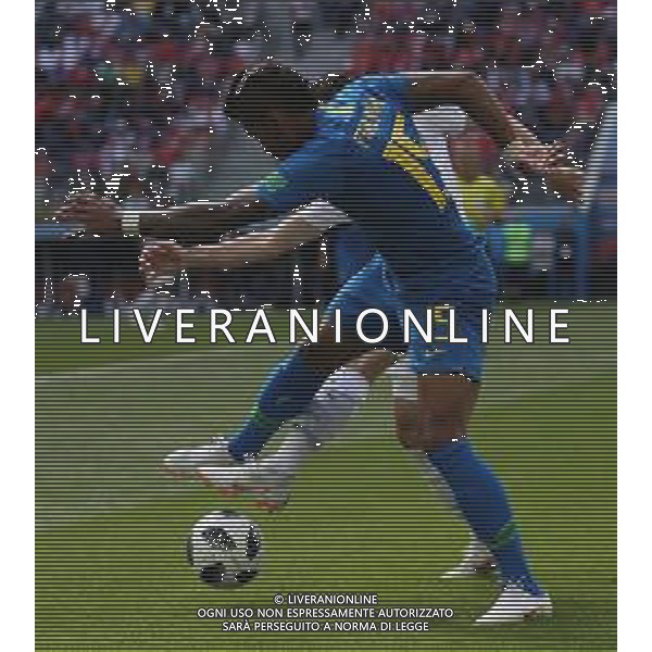 FIFA World Cup Russia 2018 Match No. 025, 2018-06-22 Brazil vs Costa Rica Saint Petersburg Stadium PILKA NOZNA MISTRZOSTWA SWIATA W PILCE NOZNEJ MUNDIAL ROSJA 2018 BRAZYLIA - KOSTARYKA FOT. JOHN BOTOS PROJECT PLUS/NEWSPIX.PL --- Newspix.pl PAULINHO (BRA) AG ALDO LIVERANI SAS-ONLY ITALY