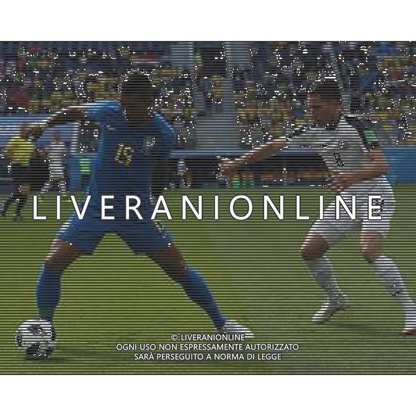 FIFA World Cup Russia 2018 Match No. 025, 2018-06-22 Brazil vs Costa Rica Saint Petersburg Stadium PILKA NOZNA MISTRZOSTWA SWIATA W PILCE NOZNEJ MUNDIAL ROSJA 2018 BRAZYLIA - KOSTARYKA FOT. JOHN BOTOS PROJECT PLUS/NEWSPIX.PL --- Newspix.pl PAULINHO (BRA) AG ALDO LIVERANI SAS-ONLY ITALY