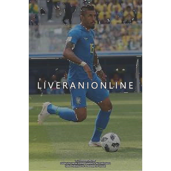 FIFA World Cup Russia 2018 Match No. 025, 2018-06-22 Brazil vs Costa Rica Saint Petersburg Stadium PILKA NOZNA MISTRZOSTWA SWIATA W PILCE NOZNEJ MUNDIAL ROSJA 2018 BRAZYLIA - KOSTARYKA FOT. JOHN BOTOS PROJECT PLUS/NEWSPIX.PL --- Newspix.pl PAULINHO (BRA) AG ALDO LIVERANI SAS-ONLY ITALY