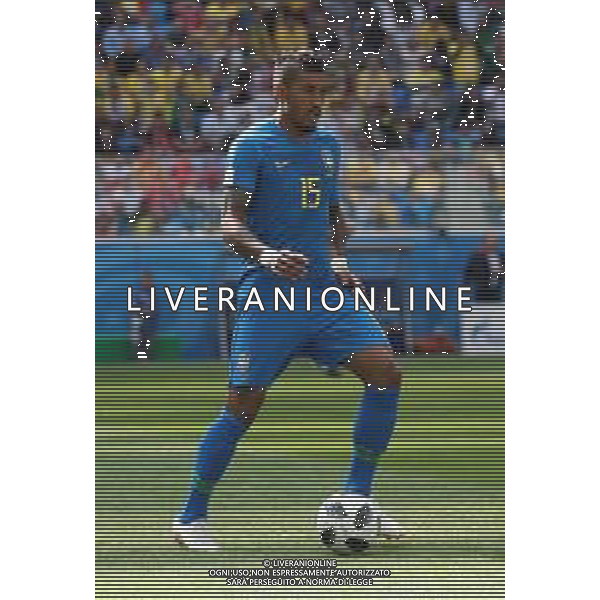 FIFA World Cup Russia 2018 Match No. 025, 2018-06-22 Brazil vs Costa Rica Saint Petersburg Stadium PILKA NOZNA MISTRZOSTWA SWIATA W PILCE NOZNEJ MUNDIAL ROSJA 2018 BRAZYLIA - KOSTARYKA FOT. JOHN BOTOS PROJECT PLUS/NEWSPIX.PL --- Newspix.pl PAULINHO (BRA) AG ALDO LIVERANI SAS-ONLY ITALY