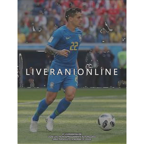 FIFA World Cup Russia 2018 Match No. 025, 2018-06-22 Brazil vs Costa Rica Saint Petersburg Stadium PILKA NOZNA MISTRZOSTWA SWIATA W PILCE NOZNEJ MUNDIAL ROSJA 2018 BRAZYLIA - KOSTARYKA FOT. JOHN BOTOS PROJECT PLUS/NEWSPIX.PL --- Newspix.pl FAGNER (BRA) AG ALDO LIVERANI SAS-ONLY ITALY