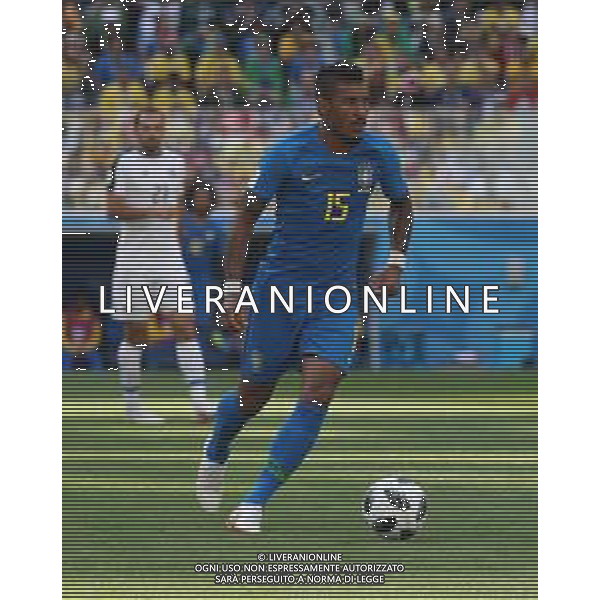 FIFA World Cup Russia 2018 Match No. 025, 2018-06-22 Brazil vs Costa Rica Saint Petersburg Stadium PILKA NOZNA MISTRZOSTWA SWIATA W PILCE NOZNEJ MUNDIAL ROSJA 2018 BRAZYLIA - KOSTARYKA FOT. JOHN BOTOS PROJECT PLUS/NEWSPIX.PL --- Newspix.pl PAULINHO (BRA) AG ALDO LIVERANI SAS-ONLY ITALY
