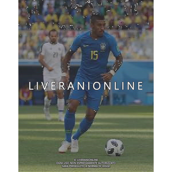FIFA World Cup Russia 2018 Match No. 025, 2018-06-22 Brazil vs Costa Rica Saint Petersburg Stadium PILKA NOZNA MISTRZOSTWA SWIATA W PILCE NOZNEJ MUNDIAL ROSJA 2018 BRAZYLIA - KOSTARYKA FOT. JOHN BOTOS PROJECT PLUS/NEWSPIX.PL --- Newspix.pl PAULINHO (BRA) AG ALDO LIVERANI SAS-ONLY ITALY