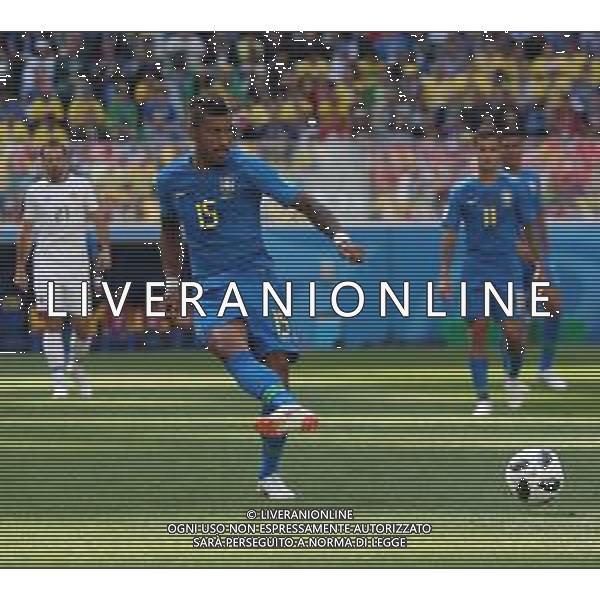 FIFA World Cup Russia 2018 Match No. 025, 2018-06-22 Brazil vs Costa Rica Saint Petersburg Stadium PILKA NOZNA MISTRZOSTWA SWIATA W PILCE NOZNEJ MUNDIAL ROSJA 2018 BRAZYLIA - KOSTARYKA FOT. JOHN BOTOS PROJECT PLUS/NEWSPIX.PL --- Newspix.pl PAULINHO (BRA) AG ALDO LIVERANI SAS-ONLY ITALY