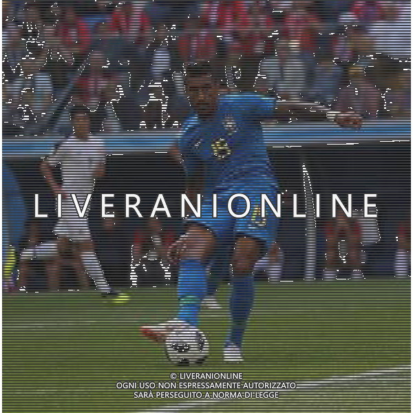 FIFA World Cup Russia 2018 Match No. 025, 2018-06-22 Brazil vs Costa Rica Saint Petersburg Stadium PILKA NOZNA MISTRZOSTWA SWIATA W PILCE NOZNEJ MUNDIAL ROSJA 2018 BRAZYLIA - KOSTARYKA FOT. JOHN BOTOS PROJECT PLUS/NEWSPIX.PL --- Newspix.pl PAULINHO (BRA) AG ALDO LIVERANI SAS-ONLY ITALY