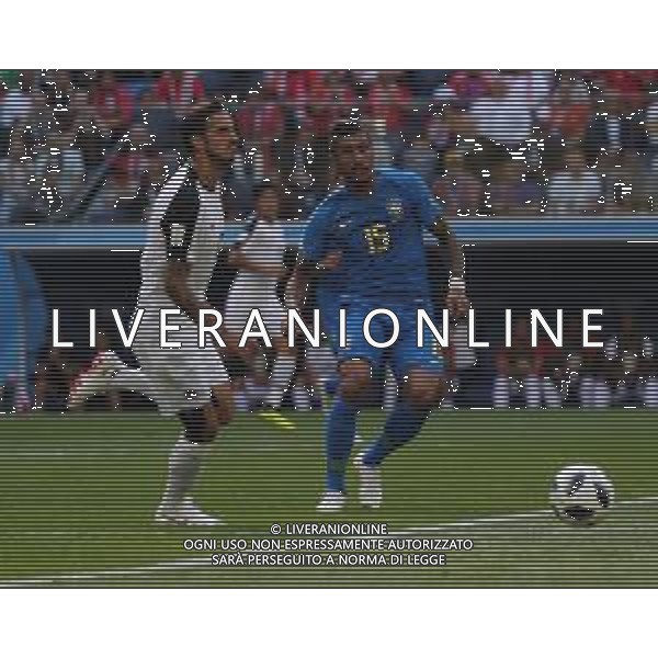 FIFA World Cup Russia 2018 Match No. 025, 2018-06-22 Brazil vs Costa Rica Saint Petersburg Stadium PILKA NOZNA MISTRZOSTWA SWIATA W PILCE NOZNEJ MUNDIAL ROSJA 2018 BRAZYLIA - KOSTARYKA FOT. JOHN BOTOS PROJECT PLUS/NEWSPIX.PL --- Newspix.pl PAULINHO (BRA) AG ALDO LIVERANI SAS-ONLY ITALY
