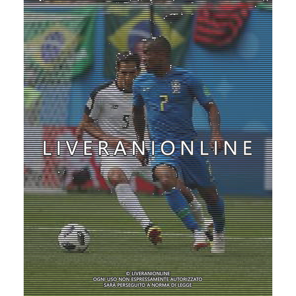 FIFA World Cup Russia 2018 Match No. 025, 2018-06-22 Brazil vs Costa Rica Saint Petersburg Stadium PILKA NOZNA MISTRZOSTWA SWIATA W PILCE NOZNEJ MUNDIAL ROSJA 2018 BRAZYLIA - KOSTARYKA FOT. JOHN BOTOS PROJECT PLUS/NEWSPIX.PL --- Newspix.pl D. COSTA (BRA) AG ALDO LIVERANI SAS-ONLY ITALY