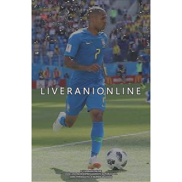 FIFA World Cup Russia 2018 Match No. 025, 2018-06-22 Brazil vs Costa Rica Saint Petersburg Stadium PILKA NOZNA MISTRZOSTWA SWIATA W PILCE NOZNEJ MUNDIAL ROSJA 2018 BRAZYLIA - KOSTARYKA FOT. JOHN BOTOS PROJECT PLUS/NEWSPIX.PL --- Newspix.pl D. COSTA (BRA) AG ALDO LIVERANI SAS-ONLY ITALY