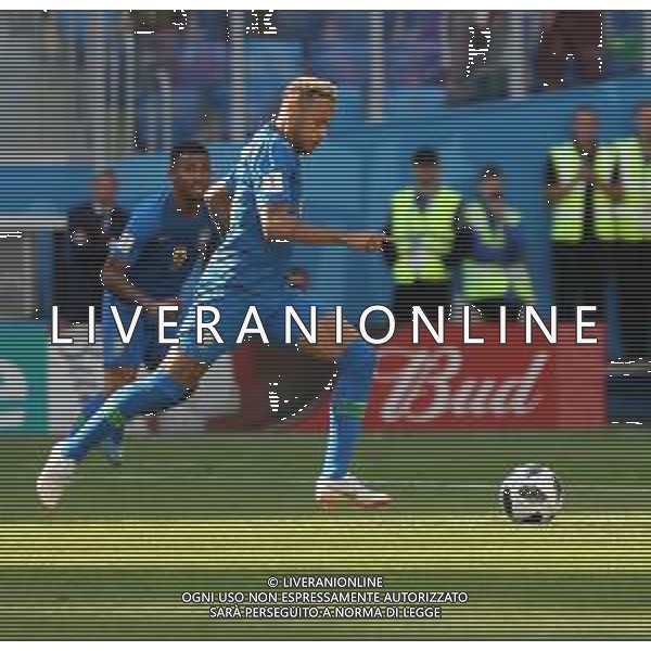 FIFA World Cup Russia 2018 Match No. 025, 2018-06-22 Brazil vs Costa Rica Saint Petersburg Stadium PILKA NOZNA MISTRZOSTWA SWIATA W PILCE NOZNEJ MUNDIAL ROSJA 2018 BRAZYLIA - KOSTARYKA FOT. JOHN BOTOS PROJECT PLUS/NEWSPIX.PL --- Newspix.pl NEYMAR (BRA) AG ALDO LIVERANI SAS-ONLY ITALY