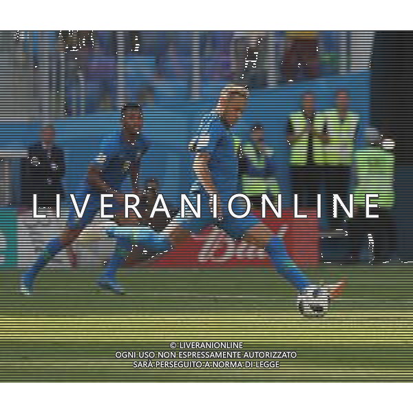 FIFA World Cup Russia 2018 Match No. 025, 2018-06-22 Brazil vs Costa Rica Saint Petersburg Stadium PILKA NOZNA MISTRZOSTWA SWIATA W PILCE NOZNEJ MUNDIAL ROSJA 2018 BRAZYLIA - KOSTARYKA FOT. JOHN BOTOS PROJECT PLUS/NEWSPIX.PL --- Newspix.pl NEYMAR (BRA) AG ALDO LIVERANI SAS-ONLY ITALY