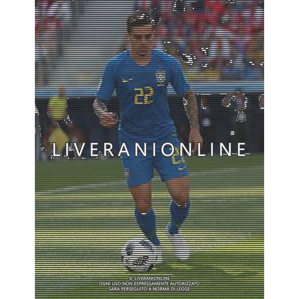 FIFA World Cup Russia 2018 Match No. 025, 2018-06-22 Brazil vs Costa Rica Saint Petersburg Stadium PILKA NOZNA MISTRZOSTWA SWIATA W PILCE NOZNEJ MUNDIAL ROSJA 2018 BRAZYLIA - KOSTARYKA FOT. JOHN BOTOS PROJECT PLUS/NEWSPIX.PL --- Newspix.pl FAGNER (BRA) AG ALDO LIVERANI SAS-ONLY ITALY