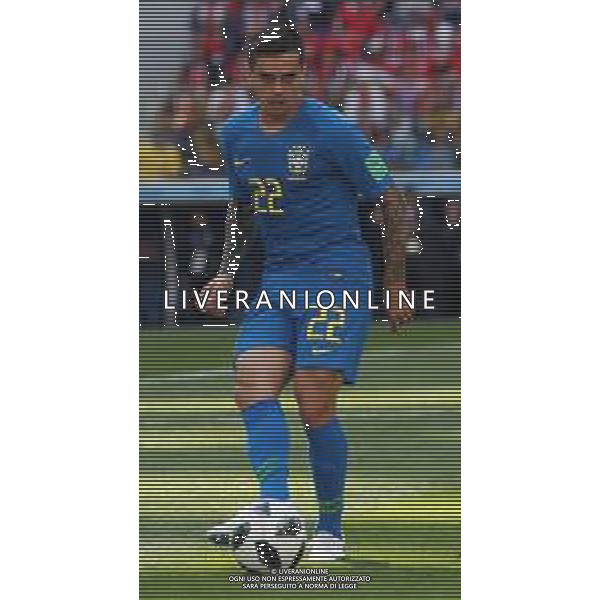 FIFA World Cup Russia 2018 Match No. 025, 2018-06-22 Brazil vs Costa Rica Saint Petersburg Stadium PILKA NOZNA MISTRZOSTWA SWIATA W PILCE NOZNEJ MUNDIAL ROSJA 2018 BRAZYLIA - KOSTARYKA FOT. JOHN BOTOS PROJECT PLUS/NEWSPIX.PL --- Newspix.pl FAGNER (BRA) AG ALDO LIVERANI SAS-ONLY ITALY
