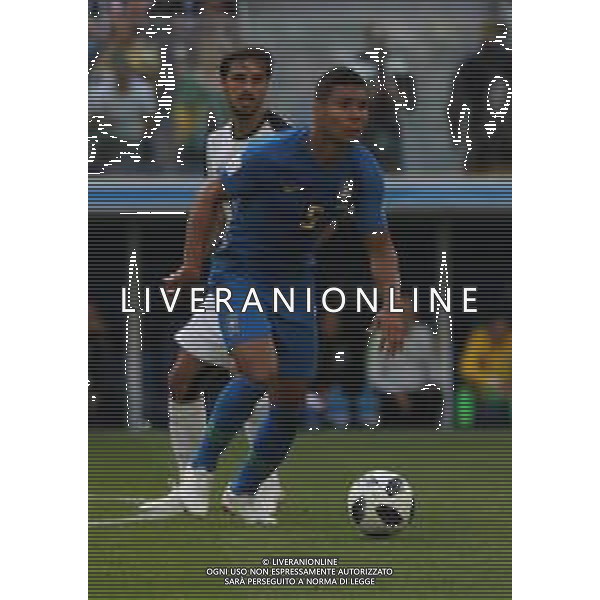 FIFA World Cup Russia 2018 Match No. 025, 2018-06-22 Brazil vs Costa Rica Saint Petersburg Stadium PILKA NOZNA MISTRZOSTWA SWIATA W PILCE NOZNEJ MUNDIAL ROSJA 2018 BRAZYLIA - KOSTARYKA FOT. JOHN BOTOS PROJECT PLUS/NEWSPIX.PL --- Newspix.pl CASEMIRO (BRA) AG ALDO LIVERANI SAS-ONLY ITALY