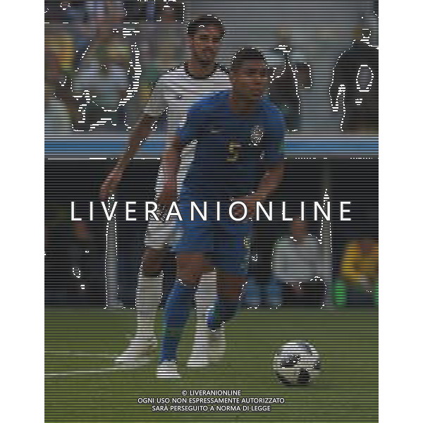FIFA World Cup Russia 2018 Match No. 025, 2018-06-22 Brazil vs Costa Rica Saint Petersburg Stadium PILKA NOZNA MISTRZOSTWA SWIATA W PILCE NOZNEJ MUNDIAL ROSJA 2018 BRAZYLIA - KOSTARYKA FOT. JOHN BOTOS PROJECT PLUS/NEWSPIX.PL --- Newspix.pl CASEMIRO (BRA) AG ALDO LIVERANI SAS-ONLY ITALY