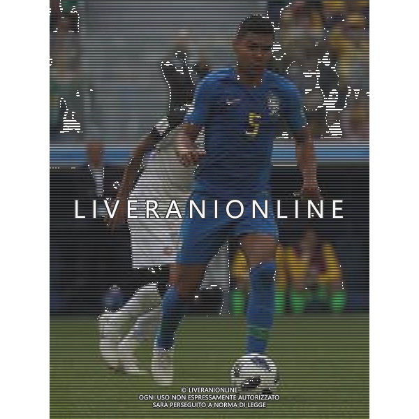 FIFA World Cup Russia 2018 Match No. 025, 2018-06-22 Brazil vs Costa Rica Saint Petersburg Stadium PILKA NOZNA MISTRZOSTWA SWIATA W PILCE NOZNEJ MUNDIAL ROSJA 2018 BRAZYLIA - KOSTARYKA FOT. JOHN BOTOS PROJECT PLUS/NEWSPIX.PL --- Newspix.pl CASEMIRO (BRA) AG ALDO LIVERANI SAS-ONLY ITALY