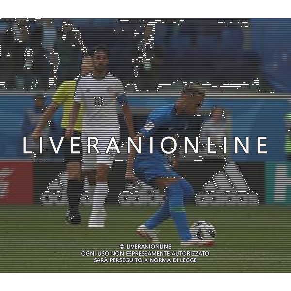 FIFA World Cup Russia 2018 Match No. 025, 2018-06-22 Brazil vs Costa Rica Saint Petersburg Stadium PILKA NOZNA MISTRZOSTWA SWIATA W PILCE NOZNEJ MUNDIAL ROSJA 2018 BRAZYLIA - KOSTARYKA FOT. JOHN BOTOS PROJECT PLUS/NEWSPIX.PL --- Newspix.pl NEYMAR (BRA) AG ALDO LIVERANI SAS-ONLY ITALY