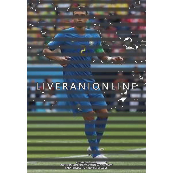 FIFA World Cup Russia 2018 Match No. 025, 2018-06-22 Brazil vs Costa Rica Saint Petersburg Stadium PILKA NOZNA MISTRZOSTWA SWIATA W PILCE NOZNEJ MUNDIAL ROSJA 2018 BRAZYLIA - KOSTARYKA FOT. JOHN BOTOS PROJECT PLUS/NEWSPIX.PL --- Newspix.pl THIAGO SILVA (BRA) AG ALDO LIVERANI SAS-ONLY ITALY