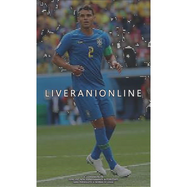 FIFA World Cup Russia 2018 Match No. 025, 2018-06-22 Brazil vs Costa Rica Saint Petersburg Stadium PILKA NOZNA MISTRZOSTWA SWIATA W PILCE NOZNEJ MUNDIAL ROSJA 2018 BRAZYLIA - KOSTARYKA FOT. JOHN BOTOS PROJECT PLUS/NEWSPIX.PL --- Newspix.pl THIAGO SILVA (BRA) AG ALDO LIVERANI SAS-ONLY ITALY