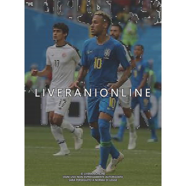 FIFA World Cup Russia 2018 Match No. 025, 2018-06-22 Brazil vs Costa Rica Saint Petersburg Stadium PILKA NOZNA MISTRZOSTWA SWIATA W PILCE NOZNEJ MUNDIAL ROSJA 2018 BRAZYLIA - KOSTARYKA FOT. JOHN BOTOS PROJECT PLUS/NEWSPIX.PL --- Newspix.pl NEYMAR (BRA) AG ALDO LIVERANI SAS-ONLY ITALY