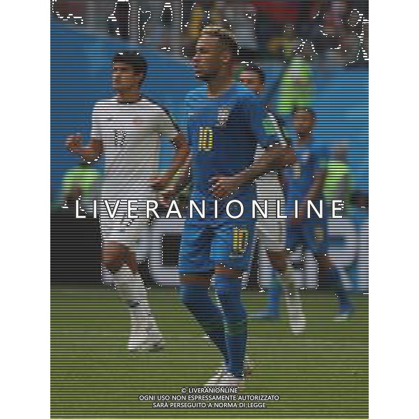 FIFA World Cup Russia 2018 Match No. 025, 2018-06-22 Brazil vs Costa Rica Saint Petersburg Stadium PILKA NOZNA MISTRZOSTWA SWIATA W PILCE NOZNEJ MUNDIAL ROSJA 2018 BRAZYLIA - KOSTARYKA FOT. JOHN BOTOS PROJECT PLUS/NEWSPIX.PL --- Newspix.pl NEYMAR (BRA) AG ALDO LIVERANI SAS-ONLY ITALY