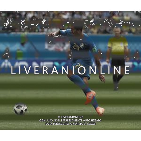 FIFA World Cup Russia 2018 Match No. 025, 2018-06-22 Brazil vs Costa Rica Saint Petersburg Stadium PILKA NOZNA MISTRZOSTWA SWIATA W PILCE NOZNEJ MUNDIAL ROSJA 2018 BRAZYLIA - KOSTARYKA FOT. JOHN BOTOS PROJECT PLUS/NEWSPIX.PL --- Newspix.pl FIRMINO (BRA) AG ALDO LIVERANI SAS-ONLY ITALY