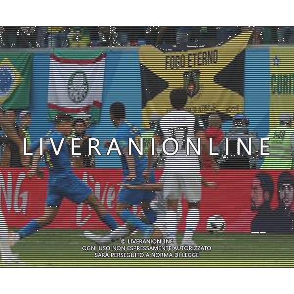 FIFA World Cup Russia 2018 Match No. 025, 2018-06-22 Brazil vs Costa Rica Saint Petersburg Stadium PILKA NOZNA MISTRZOSTWA SWIATA W PILCE NOZNEJ MUNDIAL ROSJA 2018 BRAZYLIA - KOSTARYKA FOT. JOHN BOTOS PROJECT PLUS/NEWSPIX.PL --- Newspix.pl COUTINHO (BRA) SCORES 90 minutes AG ALDO LIVERANI SAS-ONLY ITALY