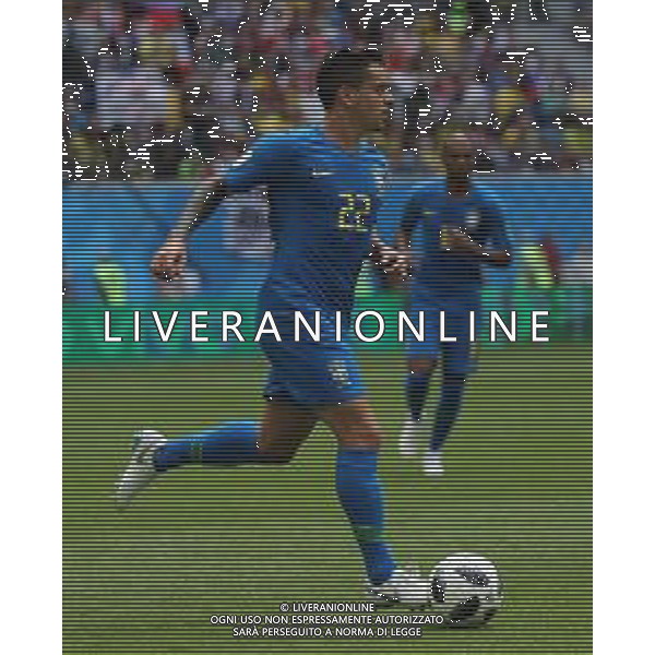 FIFA World Cup Russia 2018 Match No. 025, 2018-06-22 Brazil vs Costa Rica Saint Petersburg Stadium PILKA NOZNA MISTRZOSTWA SWIATA W PILCE NOZNEJ MUNDIAL ROSJA 2018 BRAZYLIA - KOSTARYKA FOT. JOHN BOTOS PROJECT PLUS/NEWSPIX.PL --- Newspix.pl FAGNER (BRA) AG ALDO LIVERANI SAS-ONLY ITALY