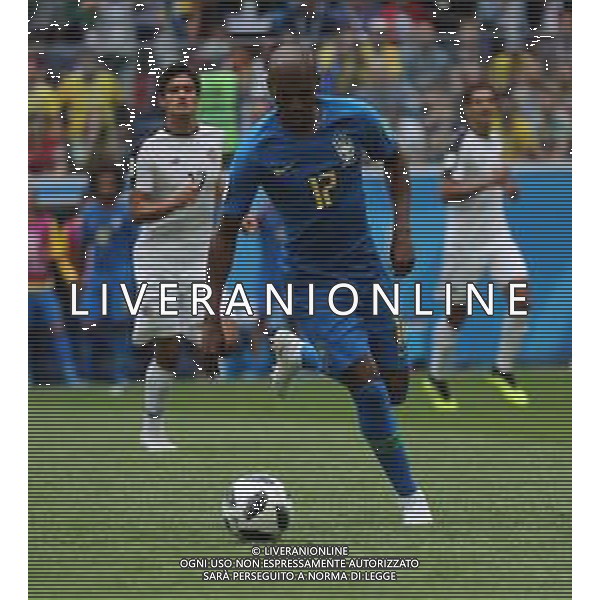 FIFA World Cup Russia 2018 Match No. 025, 2018-06-22 Brazil vs Costa Rica Saint Petersburg Stadium PILKA NOZNA MISTRZOSTWA SWIATA W PILCE NOZNEJ MUNDIAL ROSJA 2018 BRAZYLIA - KOSTARYKA FOT. JOHN BOTOS PROJECT PLUS/NEWSPIX.PL --- Newspix.pl FERNANDINHO (BRA) AG ALDO LIVERANI SAS-ONLY ITALY