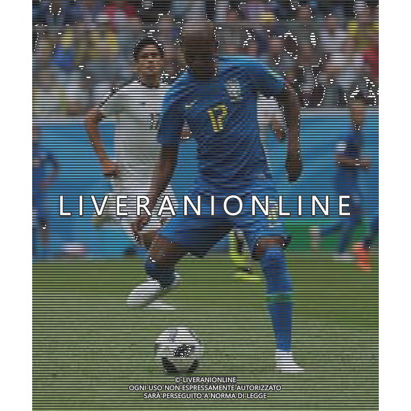 FIFA World Cup Russia 2018 Match No. 025, 2018-06-22 Brazil vs Costa Rica Saint Petersburg Stadium PILKA NOZNA MISTRZOSTWA SWIATA W PILCE NOZNEJ MUNDIAL ROSJA 2018 BRAZYLIA - KOSTARYKA FOT. JOHN BOTOS PROJECT PLUS/NEWSPIX.PL --- Newspix.pl FERNANDINHO (BRA) AG ALDO LIVERANI SAS-ONLY ITALY