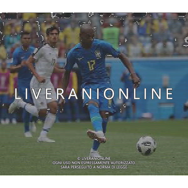 FIFA World Cup Russia 2018 Match No. 025, 2018-06-22 Brazil vs Costa Rica Saint Petersburg Stadium PILKA NOZNA MISTRZOSTWA SWIATA W PILCE NOZNEJ MUNDIAL ROSJA 2018 BRAZYLIA - KOSTARYKA FOT. JOHN BOTOS PROJECT PLUS/NEWSPIX.PL --- Newspix.pl FERNANDINHO (BRA) AG ALDO LIVERANI SAS-ONLY ITALY