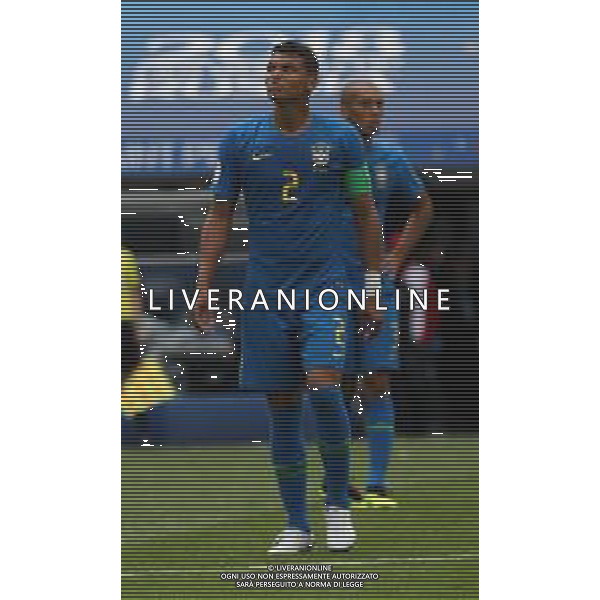 FIFA World Cup Russia 2018 Match No. 025, 2018-06-22 Brazil vs Costa Rica Saint Petersburg Stadium PILKA NOZNA MISTRZOSTWA SWIATA W PILCE NOZNEJ MUNDIAL ROSJA 2018 BRAZYLIA - KOSTARYKA FOT. JOHN BOTOS PROJECT PLUS/NEWSPIX.PL --- Newspix.pl THIAGO SILVA (BRA) AG ALDO LIVERANI SAS-ONLY ITALY