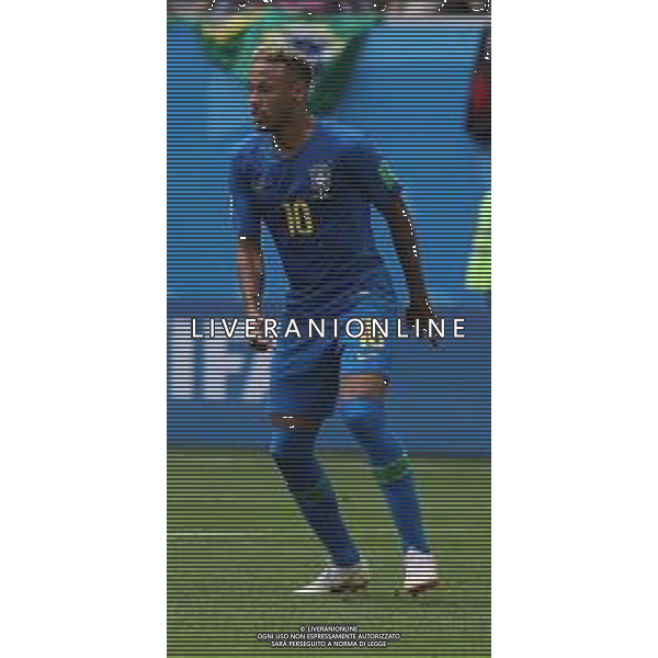 FIFA World Cup Russia 2018 Match No. 025, 2018-06-22 Brazil vs Costa Rica Saint Petersburg Stadium PILKA NOZNA MISTRZOSTWA SWIATA W PILCE NOZNEJ MUNDIAL ROSJA 2018 BRAZYLIA - KOSTARYKA FOT. JOHN BOTOS PROJECT PLUS/NEWSPIX.PL --- Newspix.pl NEYMAR (BRA) AG ALDO LIVERANI SAS-ONLY ITALY