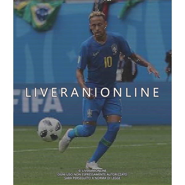 FIFA World Cup Russia 2018 Match No. 025, 2018-06-22 Brazil vs Costa Rica Saint Petersburg Stadium PILKA NOZNA MISTRZOSTWA SWIATA W PILCE NOZNEJ MUNDIAL ROSJA 2018 BRAZYLIA - KOSTARYKA FOT. JOHN BOTOS PROJECT PLUS/NEWSPIX.PL --- Newspix.pl NEYMAR (BRA) AG ALDO LIVERANI SAS-ONLY ITALY