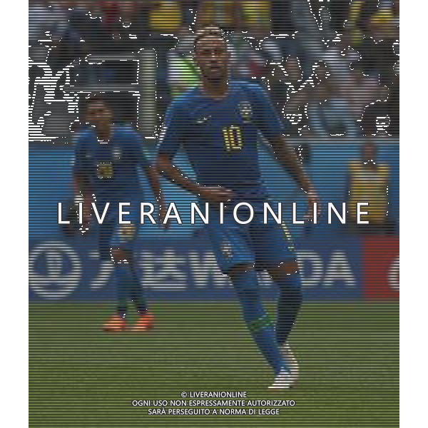 FIFA World Cup Russia 2018 Match No. 025, 2018-06-22 Brazil vs Costa Rica Saint Petersburg Stadium PILKA NOZNA MISTRZOSTWA SWIATA W PILCE NOZNEJ MUNDIAL ROSJA 2018 BRAZYLIA - KOSTARYKA FOT. JOHN BOTOS PROJECT PLUS/NEWSPIX.PL --- Newspix.pl NEYMAR (BRA) AG ALDO LIVERANI SAS-ONLY ITALY