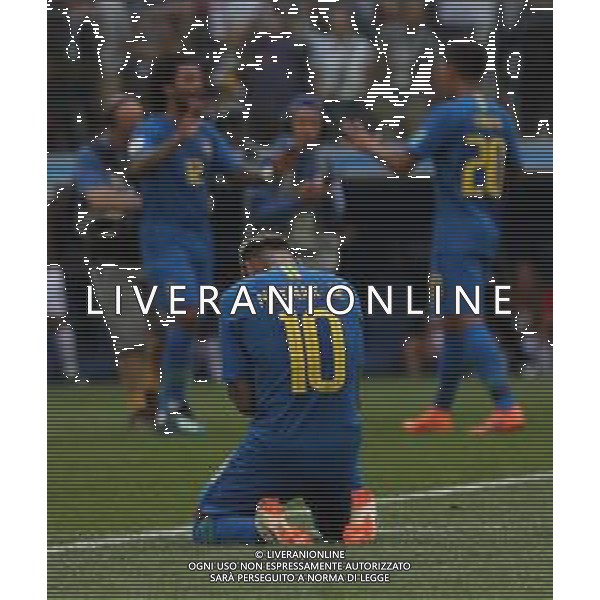 FIFA World Cup Russia 2018 Match No. 025, 2018-06-22 Brazil vs Costa Rica Saint Petersburg Stadium PILKA NOZNA MISTRZOSTWA SWIATA W PILCE NOZNEJ MUNDIAL ROSJA 2018 BRAZYLIA - KOSTARYKA FOT. JOHN BOTOS PROJECT PLUS/NEWSPIX.PL --- Newspix.pl NEYMAR (BRA) After the final whistle AG ALDO LIVERANI SAS-ONLY ITALY
