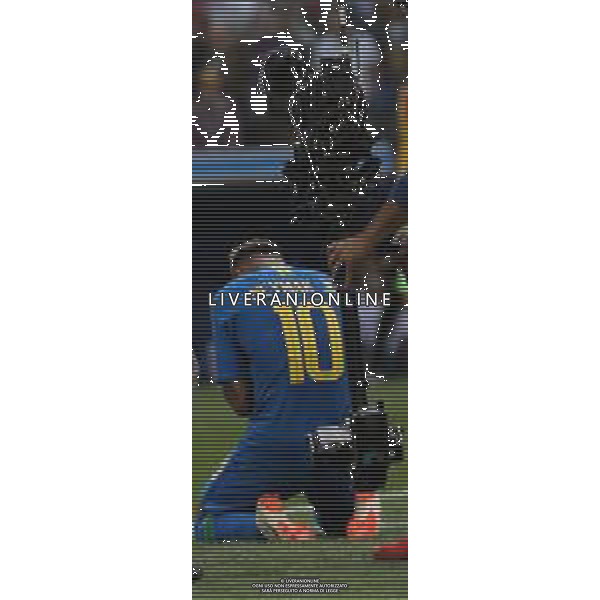 FIFA World Cup Russia 2018 Match No. 025, 2018-06-22 Brazil vs Costa Rica Saint Petersburg Stadium PILKA NOZNA MISTRZOSTWA SWIATA W PILCE NOZNEJ MUNDIAL ROSJA 2018 BRAZYLIA - KOSTARYKA FOT. JOHN BOTOS PROJECT PLUS/NEWSPIX.PL --- Newspix.pl NEYMAR (BRA) After the final whistle AG ALDO LIVERANI SAS-ONLY ITALY
