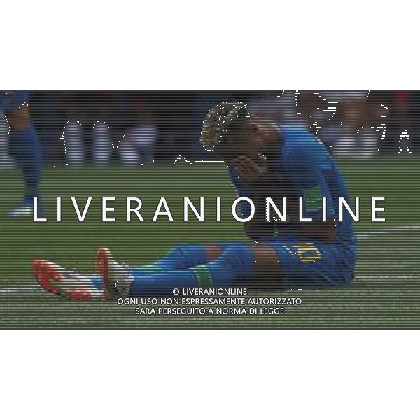 FIFA World Cup Russia 2018 Match No. 025, 2018-06-22 Brazil vs Costa Rica Saint Petersburg Stadium PILKA NOZNA MISTRZOSTWA SWIATA W PILCE NOZNEJ MUNDIAL ROSJA 2018 BRAZYLIA - KOSTARYKA FOT. JOHN BOTOS PROJECT PLUS/NEWSPIX.PL --- Newspix.pl NEYMAR (BRA) After the final whistle AG ALDO LIVERANI SAS-ONLY ITALY