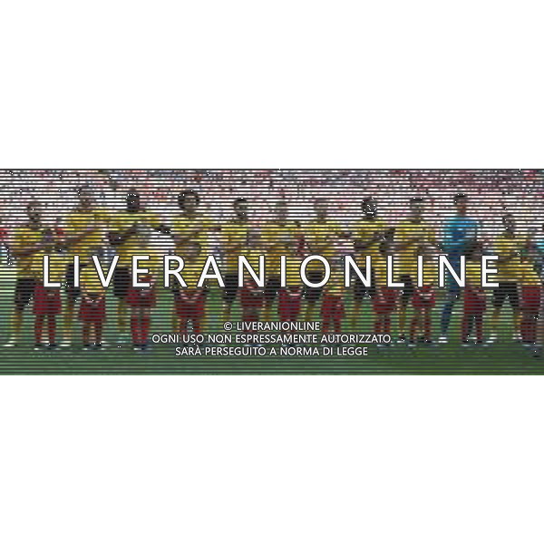 FIFA World Cup Russia 2018 Match No. 029, 2018-06-23 Belgium vs Tunisia Spartak Stadium PILKA NOZNA MISTRZOSTWA SWIATA W PILCE NOZNEJ MUNDIAL ROSJA 2018 BELGIA - TUNEZJA FOT. JOHN BOTOS PROJECT PLUS/NEWSPIX.PL --- Newspix.pl Belgium team line up ((Belgium v Tunisia) AG ALDO LIVERANI SAS-ONLY ITALY